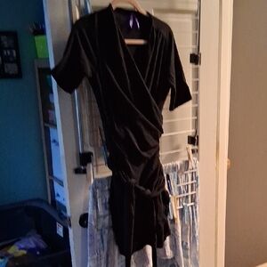 Seraphine Black Wrap Tunic